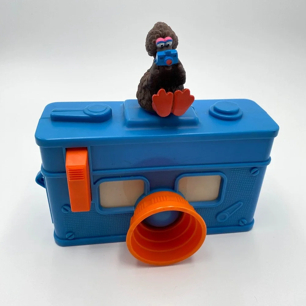 Vintage Sesame Street Big Bird 3D Camera Toy Slides Do Not‎ Work